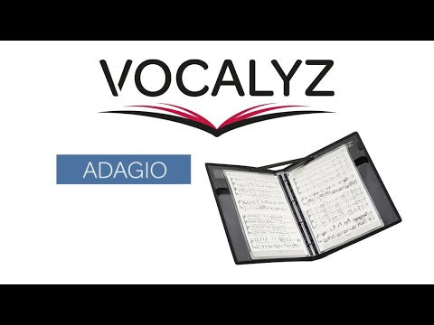 Classeur porte-partitions ADAGIO pour pochettes perforées A4 - Vocalyz